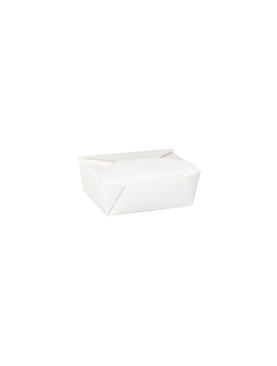 No 8 Dispopak White Leak-Proof Food Containers