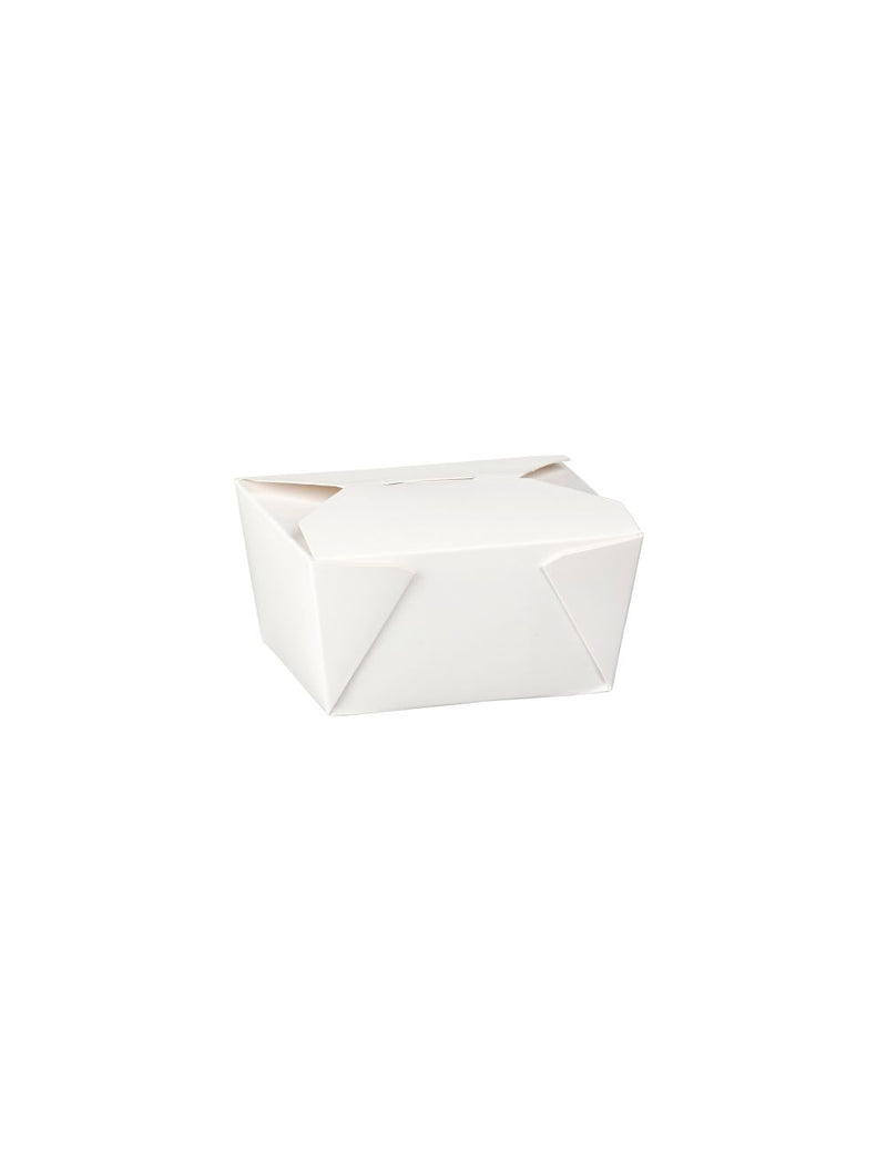 No 1 Dispopak White Leak-Proof Food Containers