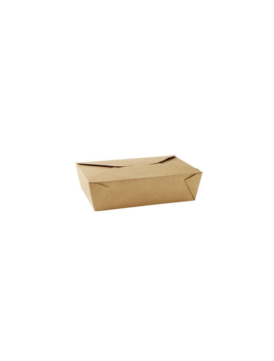 No 6a Dispopak Brown Leak-Proof Food Cartons (25oz)