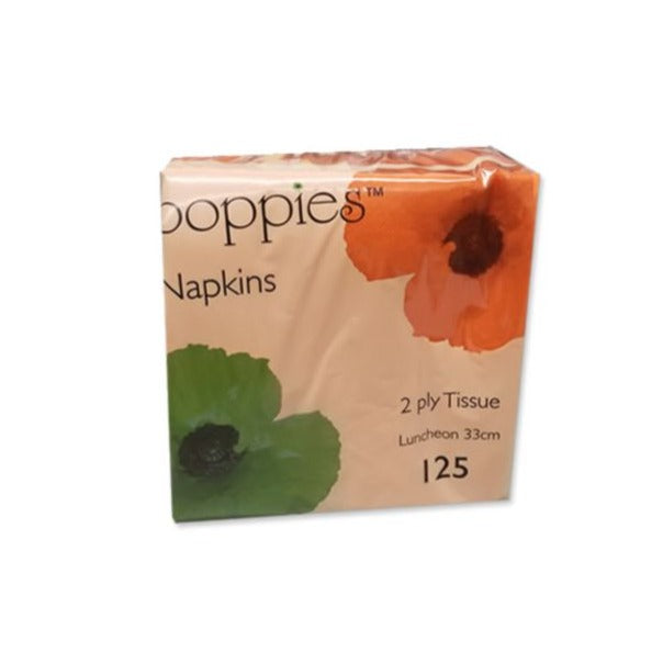 33cm Orange Paper Napkins