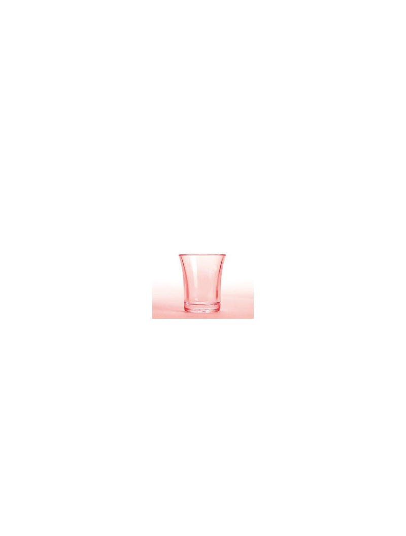 ECON 25ml Neon Red Shot Glasses
