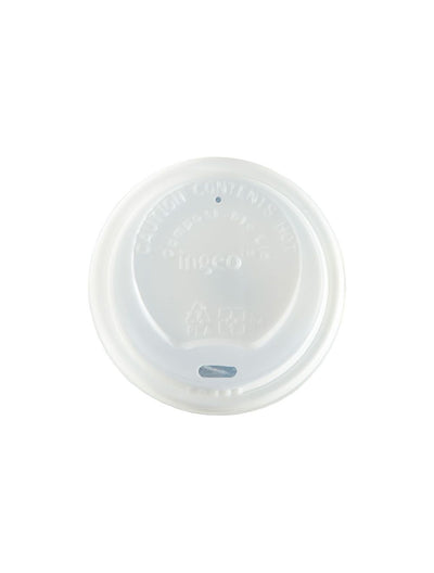 8oz White Biodegradable Coffee Cup Lids