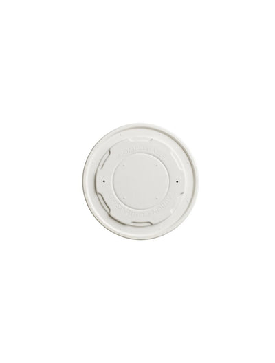 Compostable 12-16oz Soup Container Lids