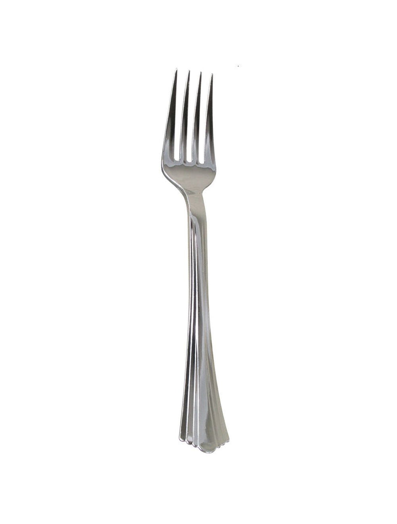 Plastic Silver Fork