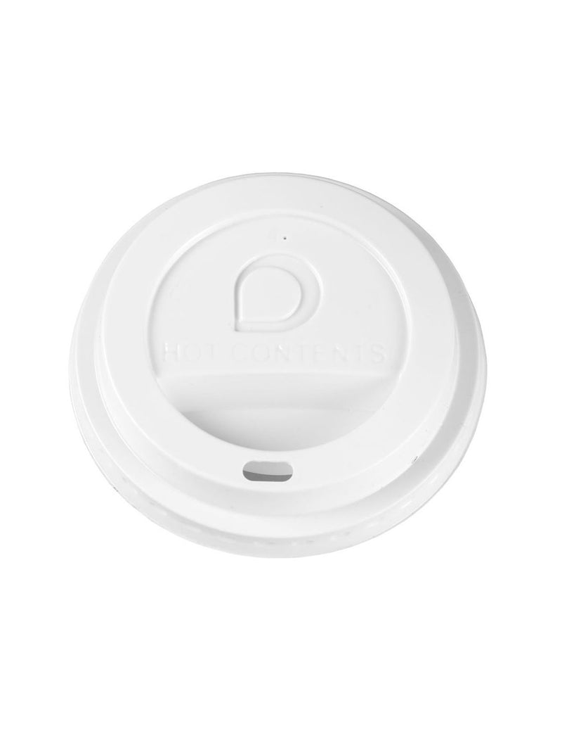 10oz - 20oz White Coffee cup lids