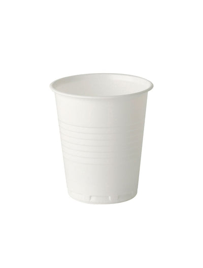 7oz Squat White Water Cups (Value)